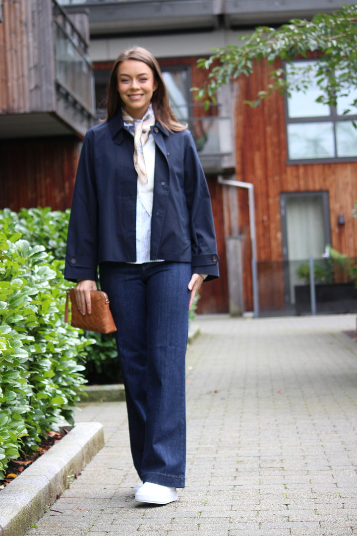 SHORT COTTON CAR COAT
