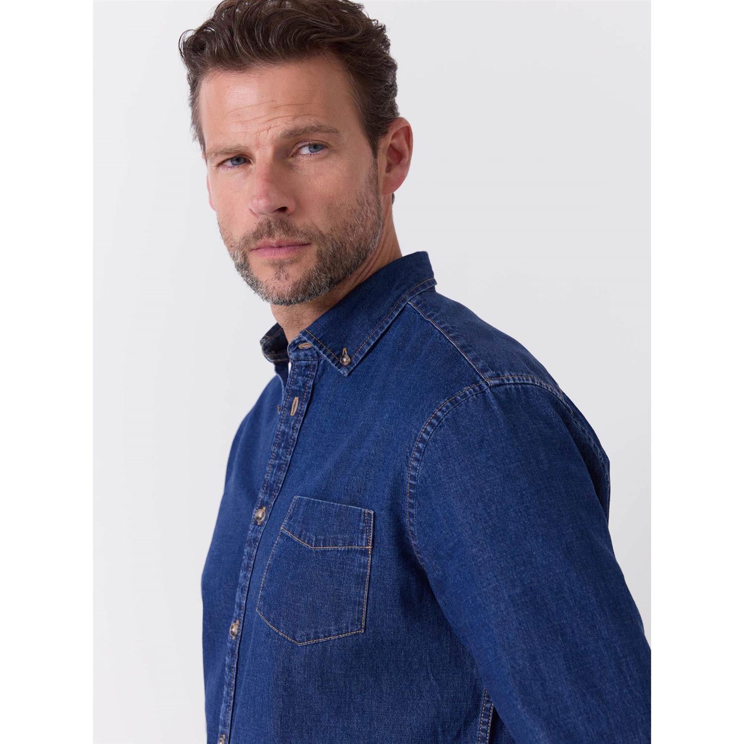 Chambray Skjorte