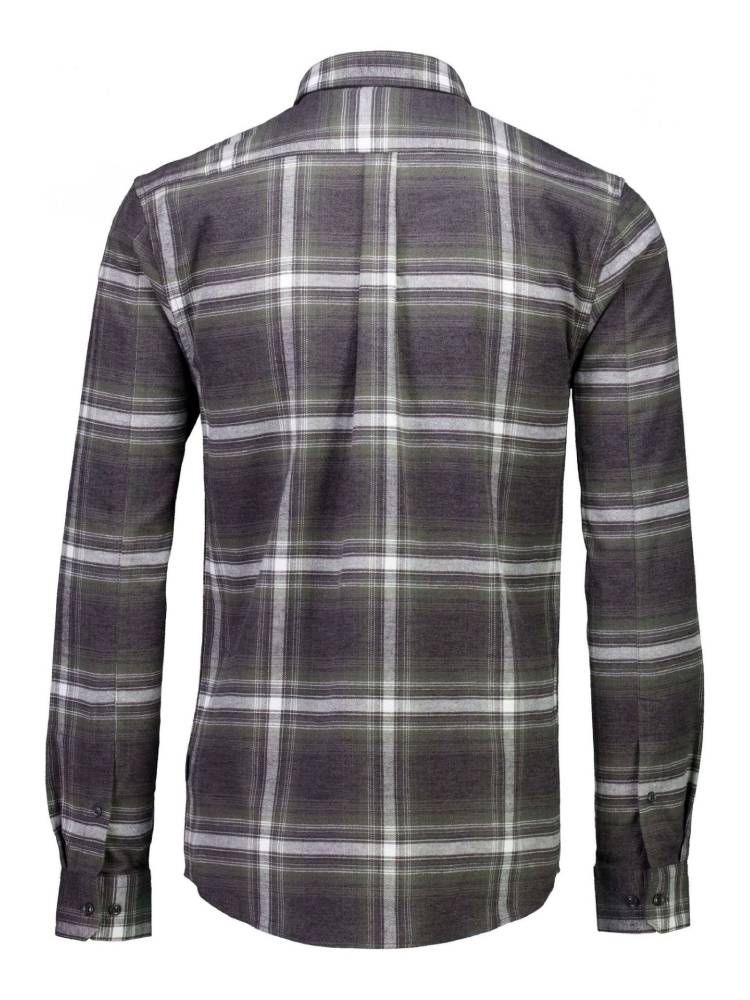Brushed checked shirt L/S