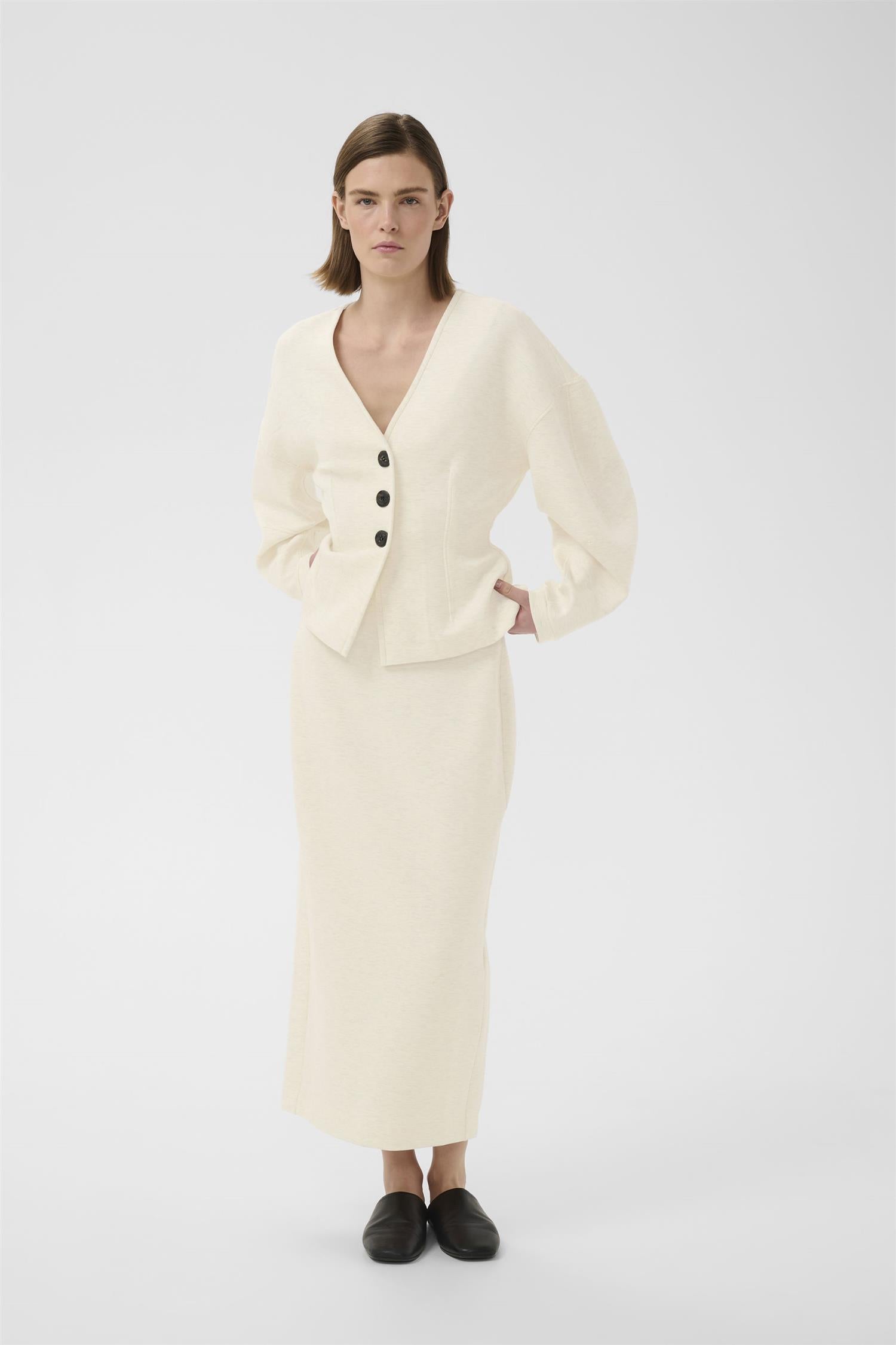 Aidaiw Melange Skirt