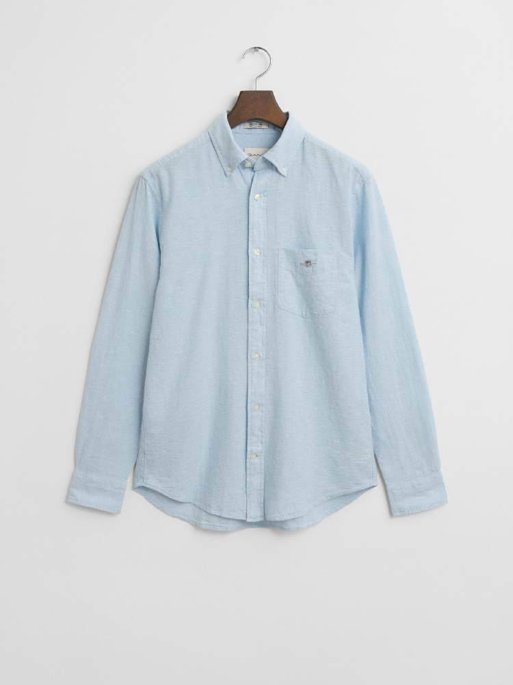 REG COTTON LINEN SHIRT
