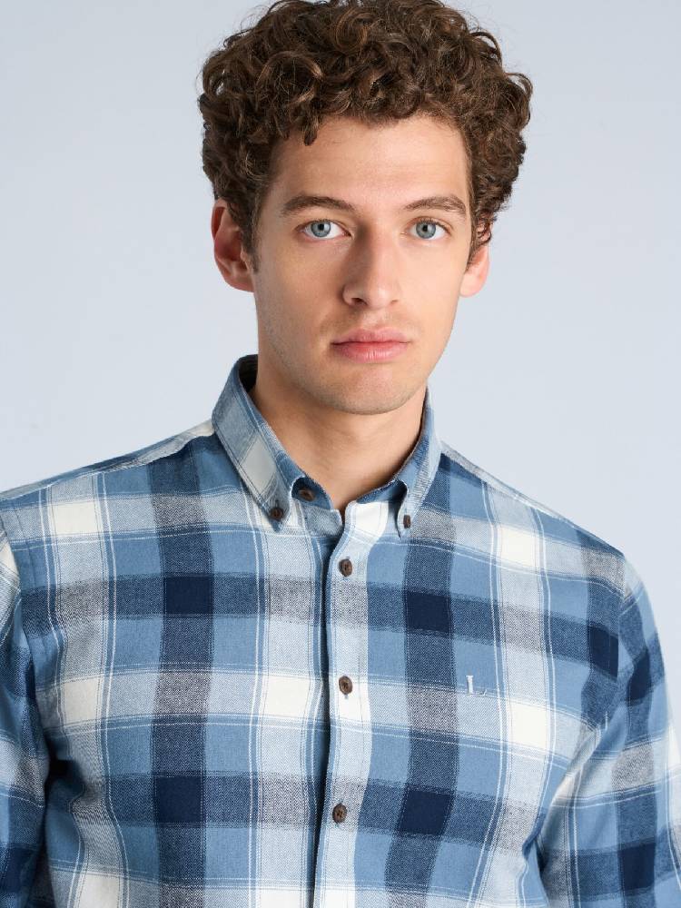 Checked Brushed Shirt L/s