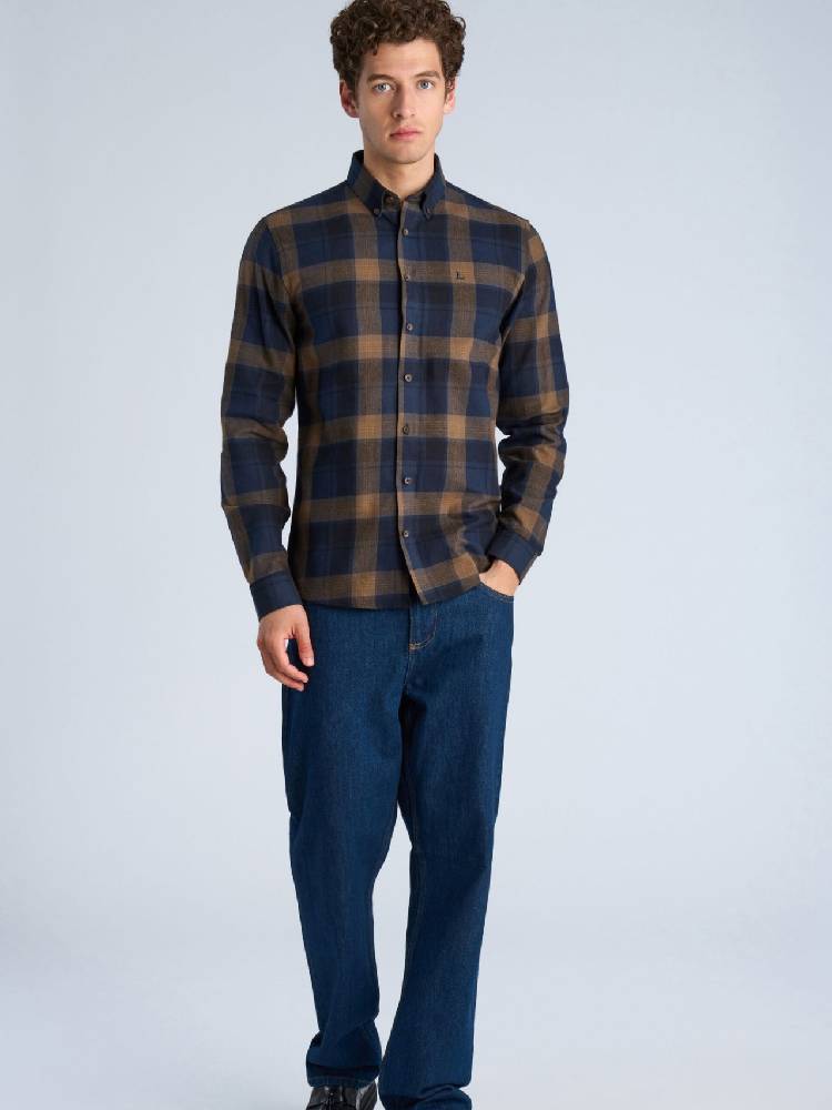 Checked Brushed Shirt L/s