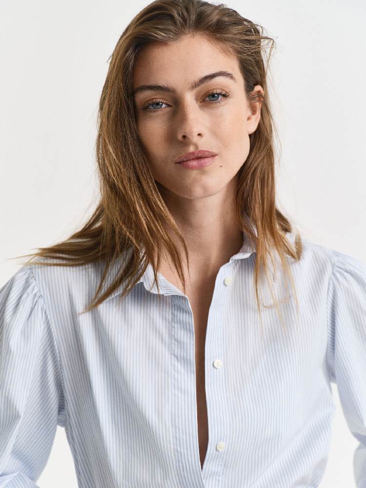 REG CLASSIC POPLIN STRIPED DRESS