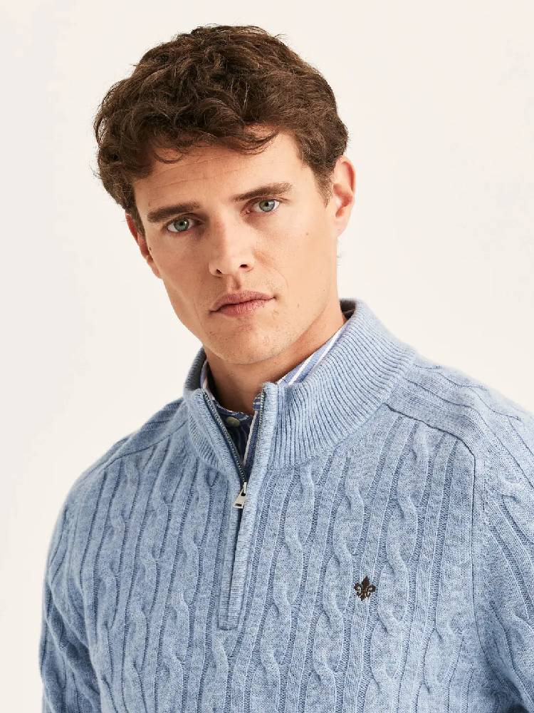 Hertford Cable Half Zip
