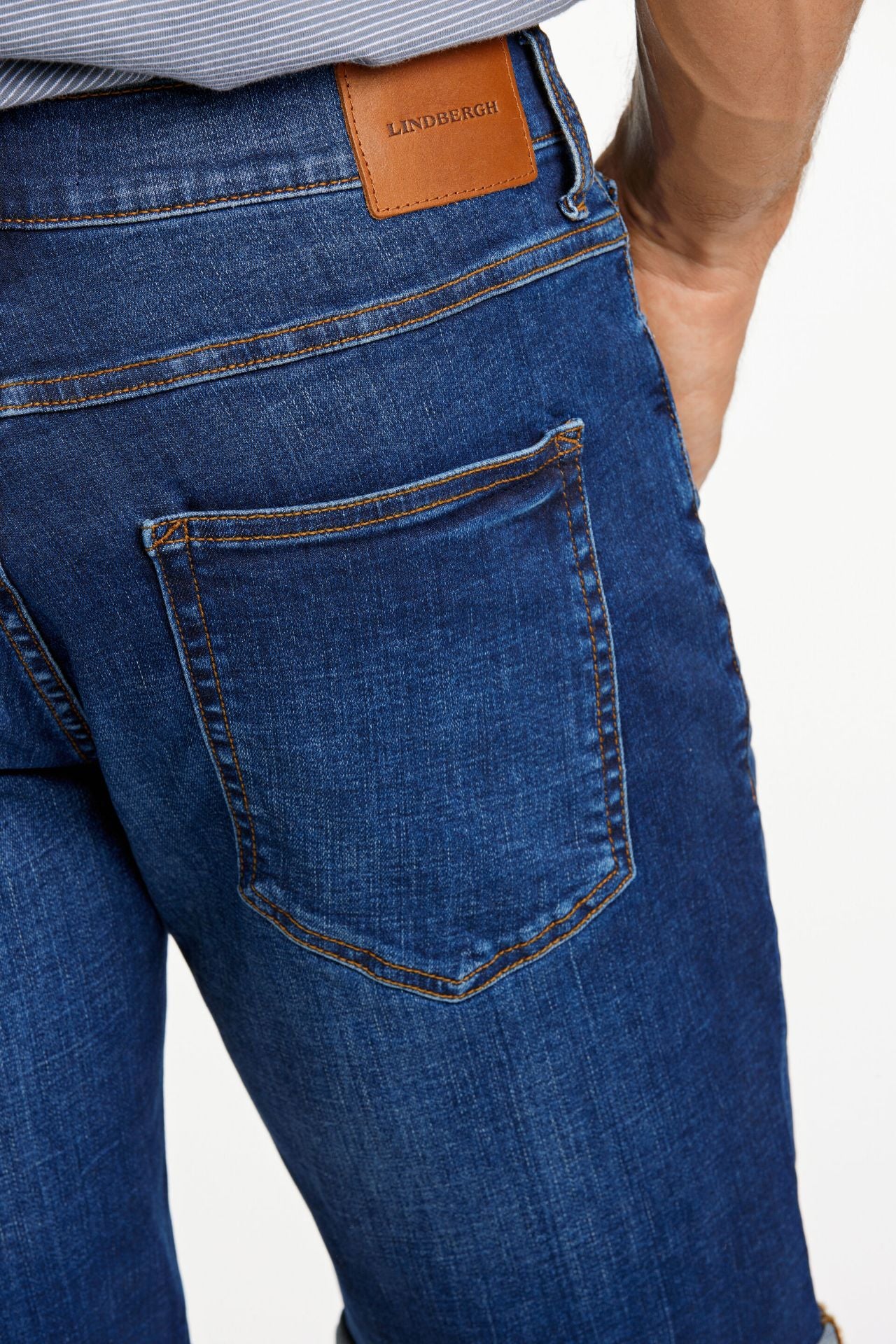 Superflex denim shorts