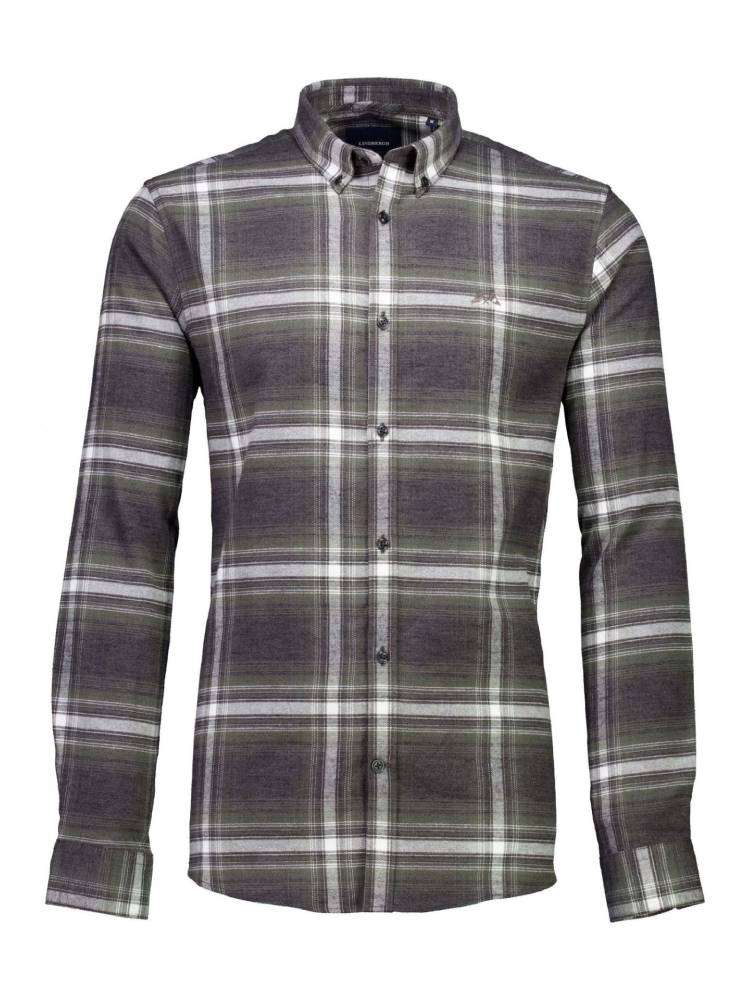 Brushed checked shirt L/S