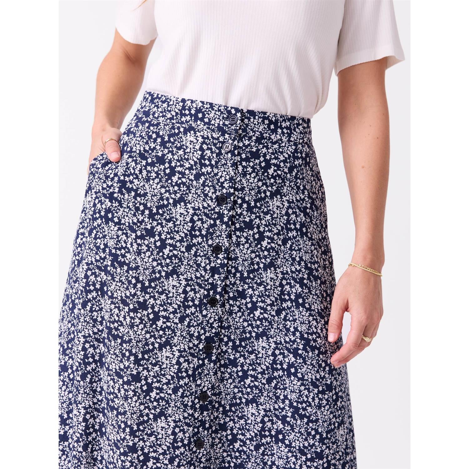 Kirsti Midi Skjørt