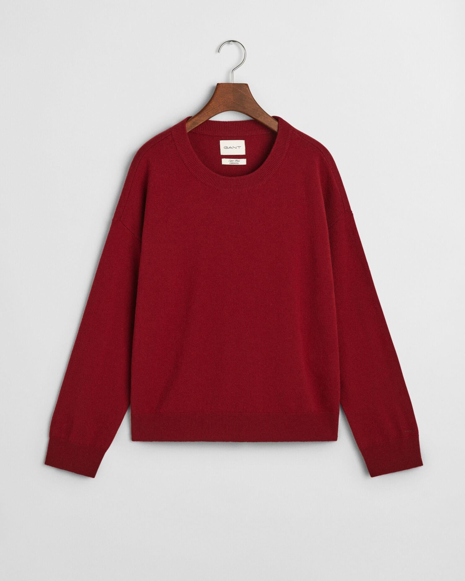 SUPERFINE LAMBSWOOL C-NECK
