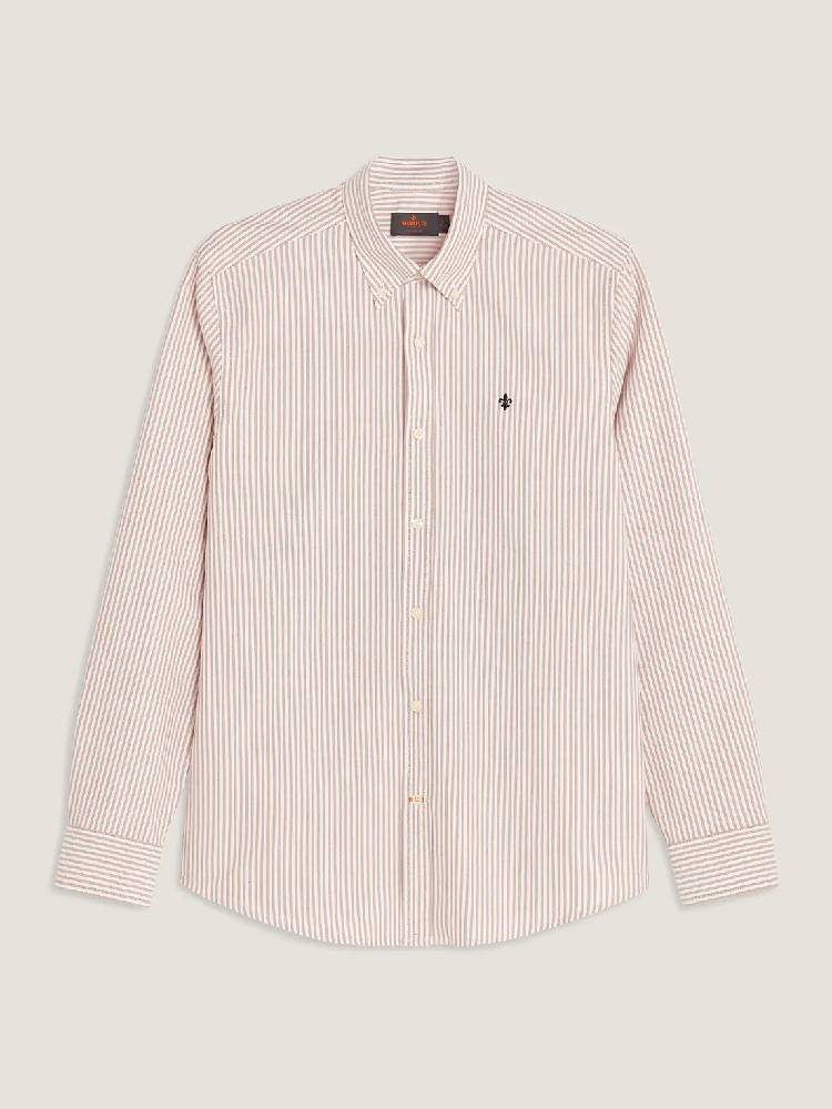 Douglas Oxford Stripe Shirt-Slim Fit