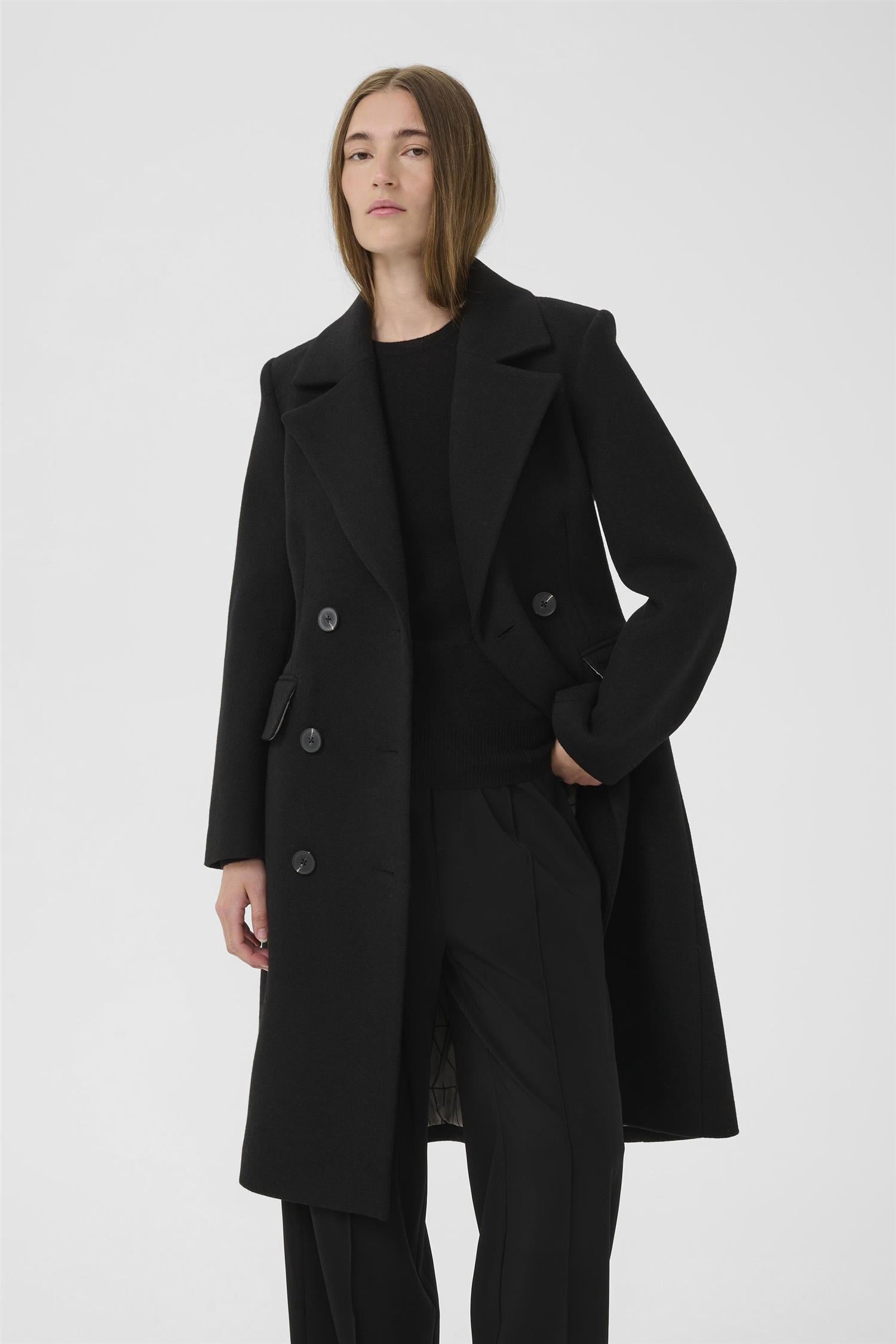 Thoraiw Lapel Coat R