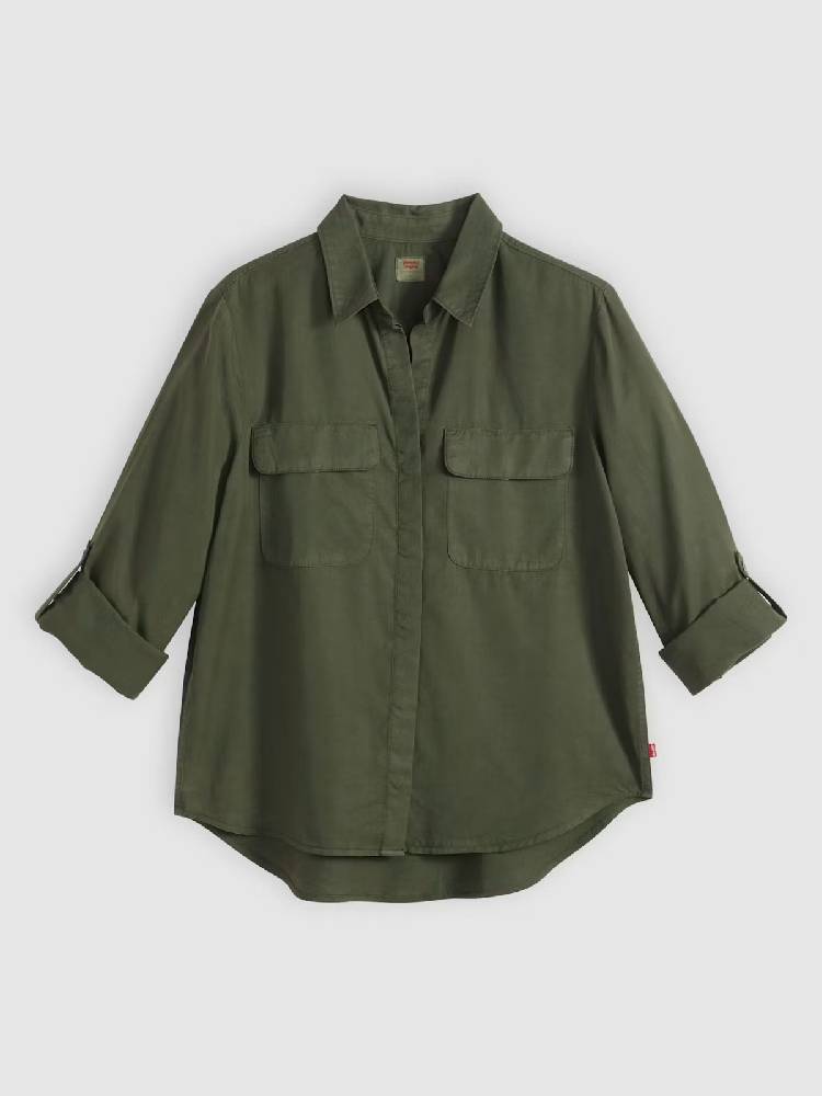 ELAINE UTILITY SHIRT DEEP DEPTHS GD