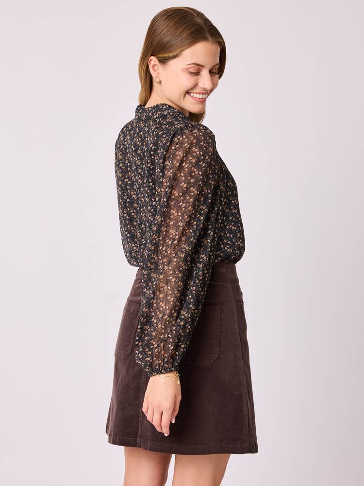 Brielle chiffon bluse