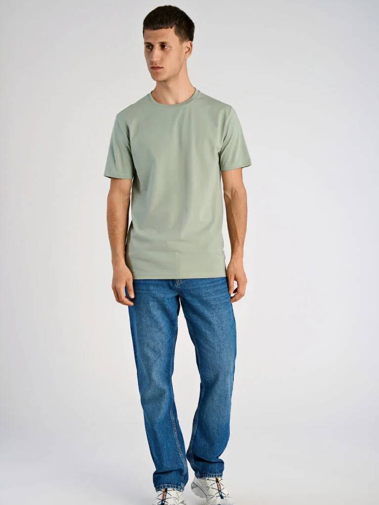 Mens stretch crew neck tee S/S