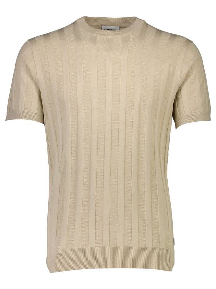 Knitted crew neck t-shirt