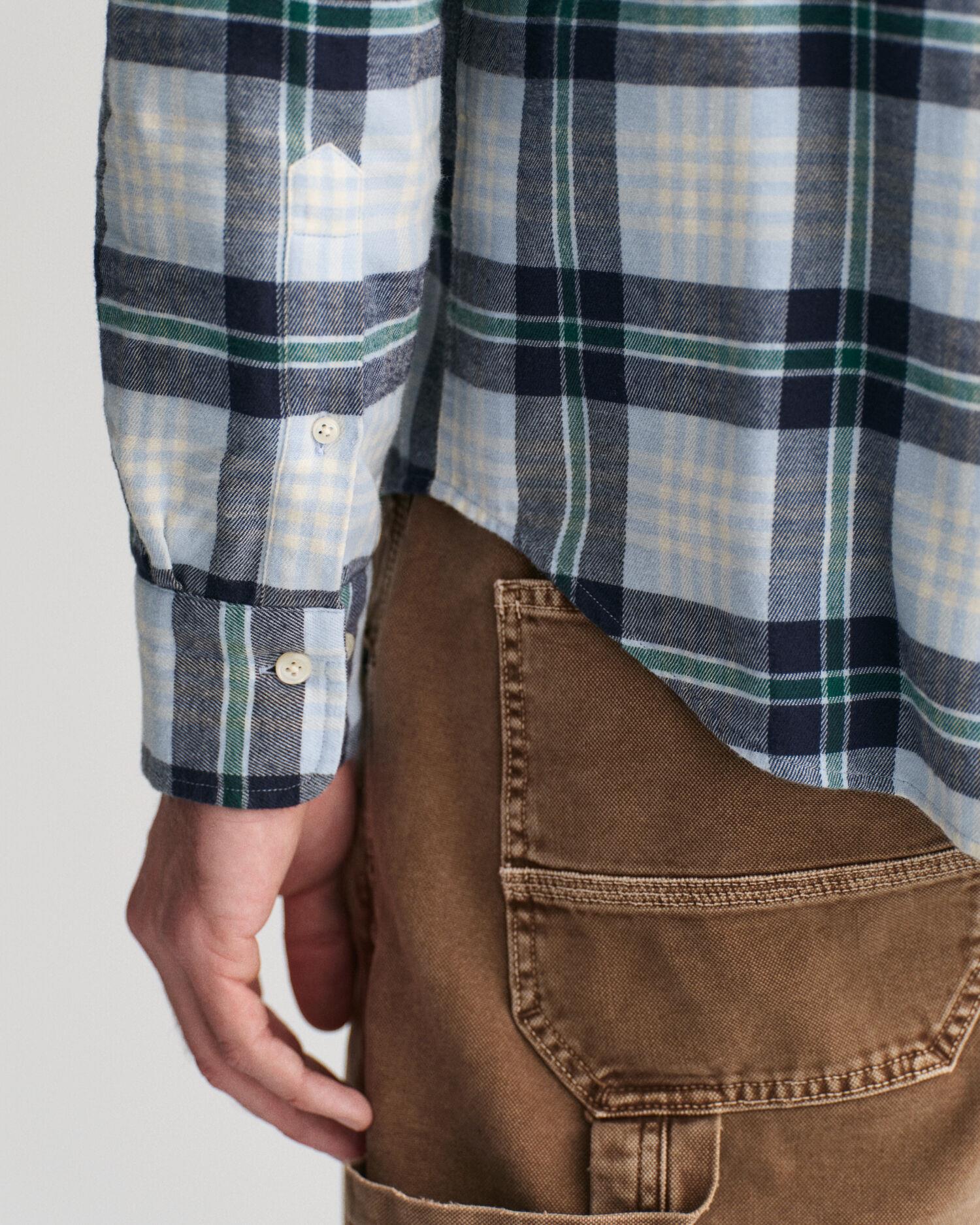 REG FLANNEL PLAID SHIRT