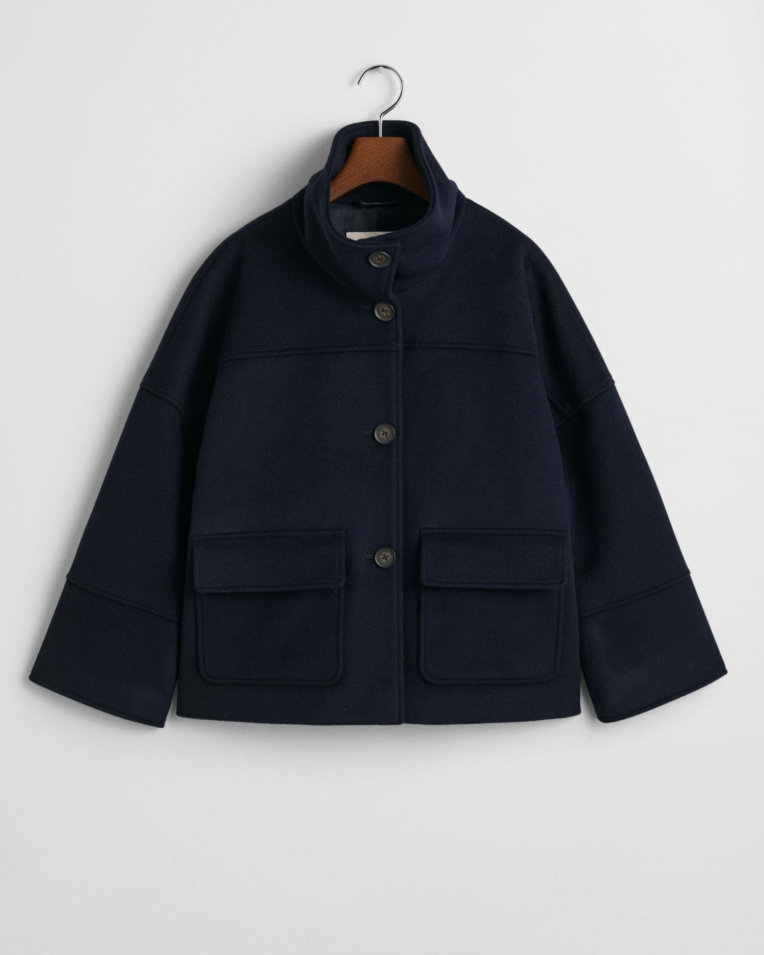 CROPPED WOOL JACKET