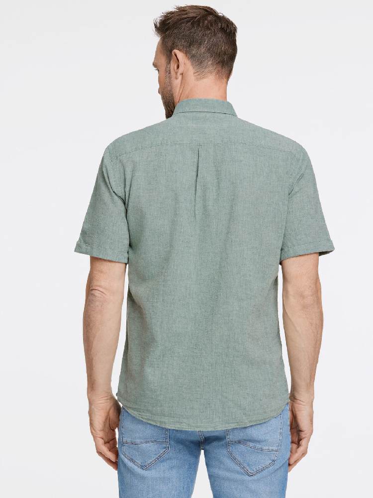 Cotton/linen shirt S/S