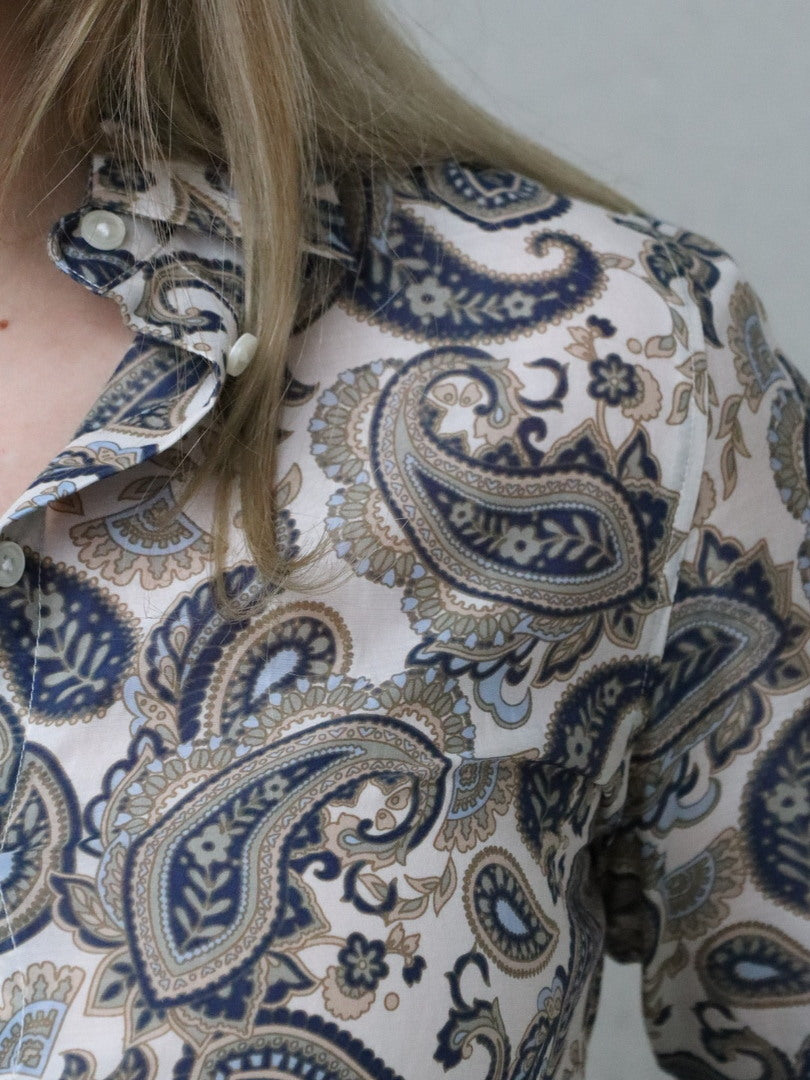 REG PAISLEY COT SILK SHIRT