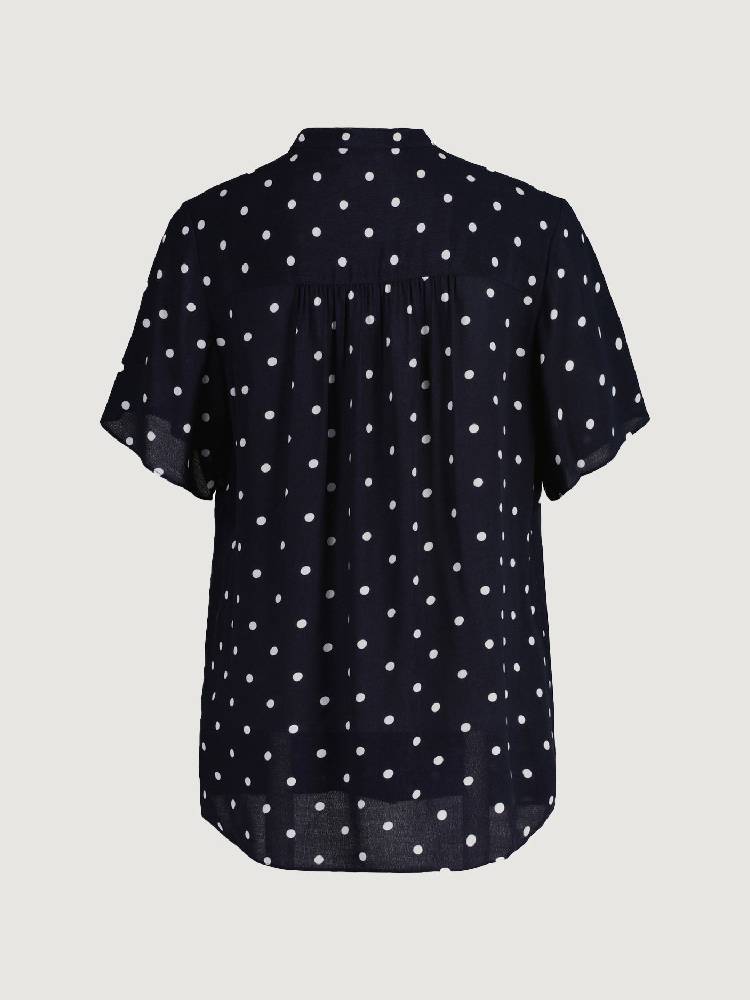 REG DOT PRINT BLOUSE