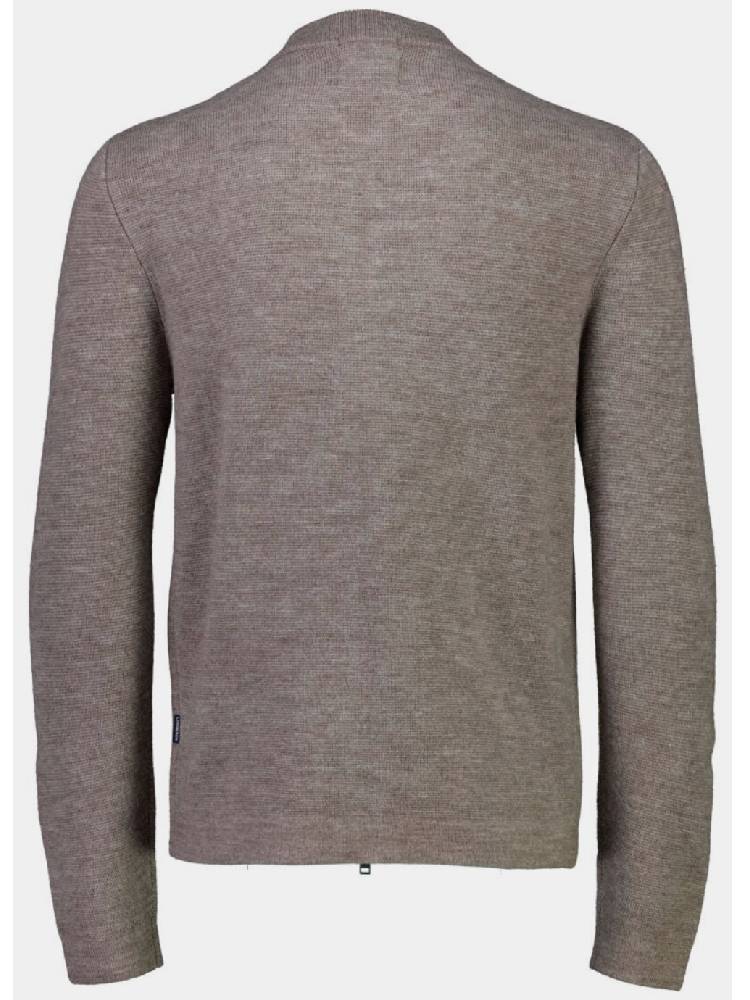 Zip through cardigan