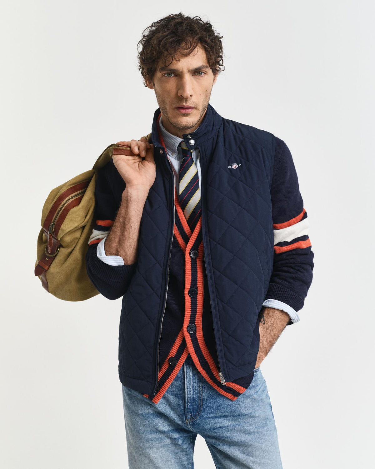 QUILTED WINDCHEATER VEST