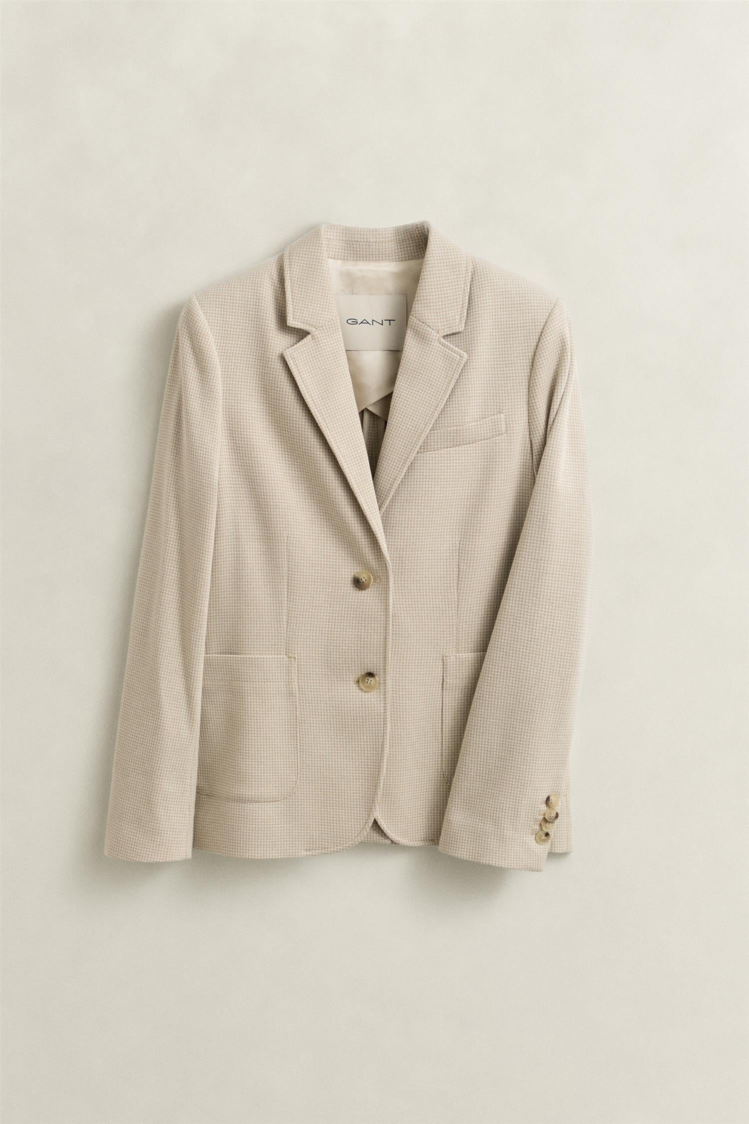 Slim Fit Piqué Blazer