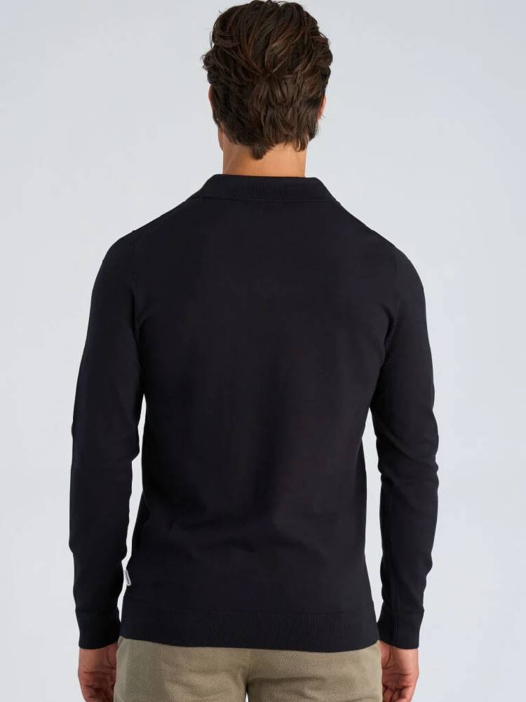 Soft Viscose Blend V-Neck Polo