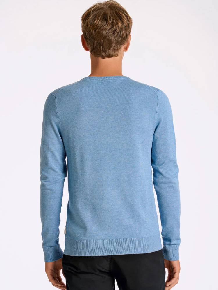 Ecovero L/S o-neck knit