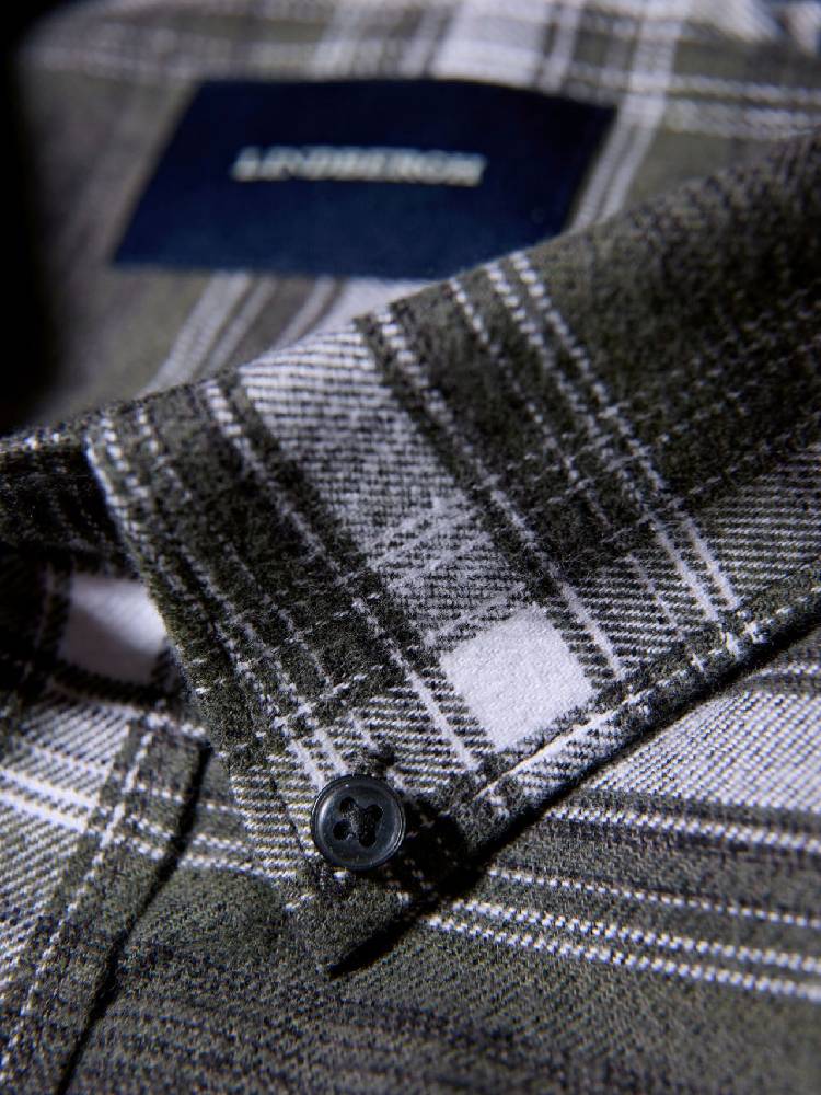 Brushed checked shirt L/S