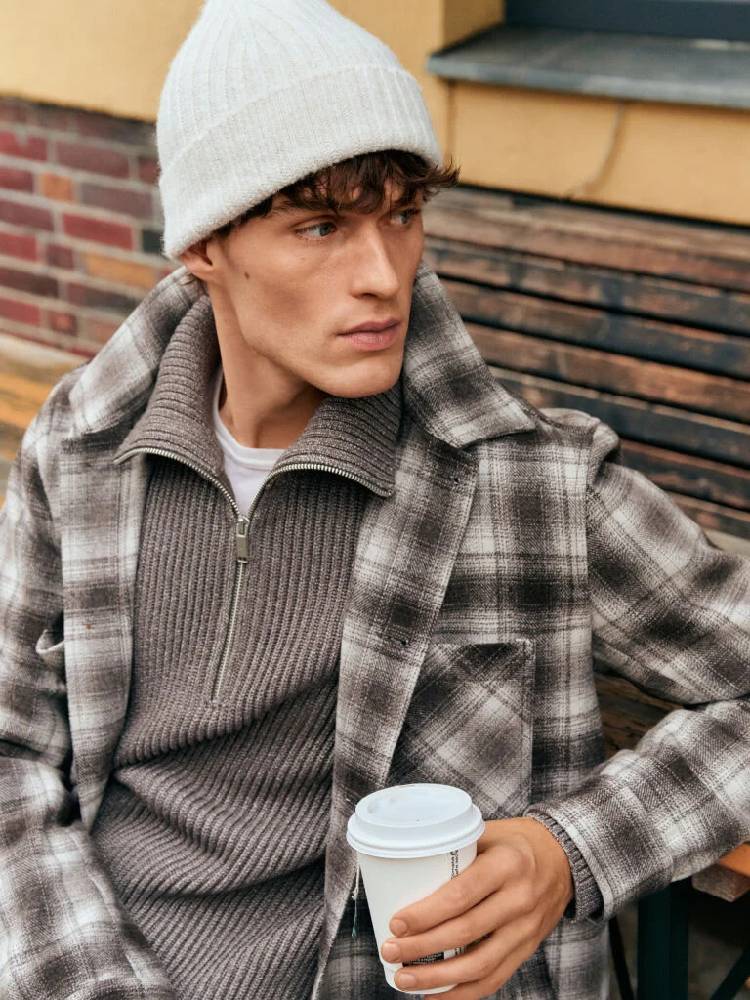 Half Zip Knit Jumper