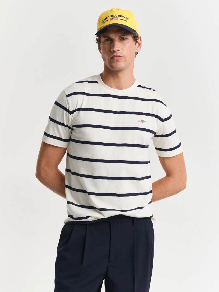 STRIPED SS T-SHIRT