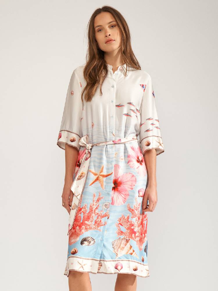 NUOCEANA SHIRT DRESS