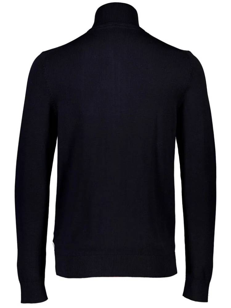Ecovero L/S zip cardigan