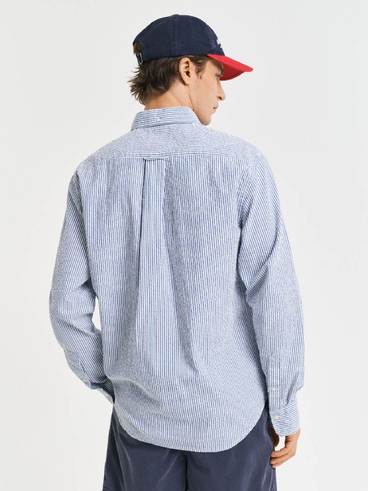 REG SEERSUCKER STRIPE SHIRT