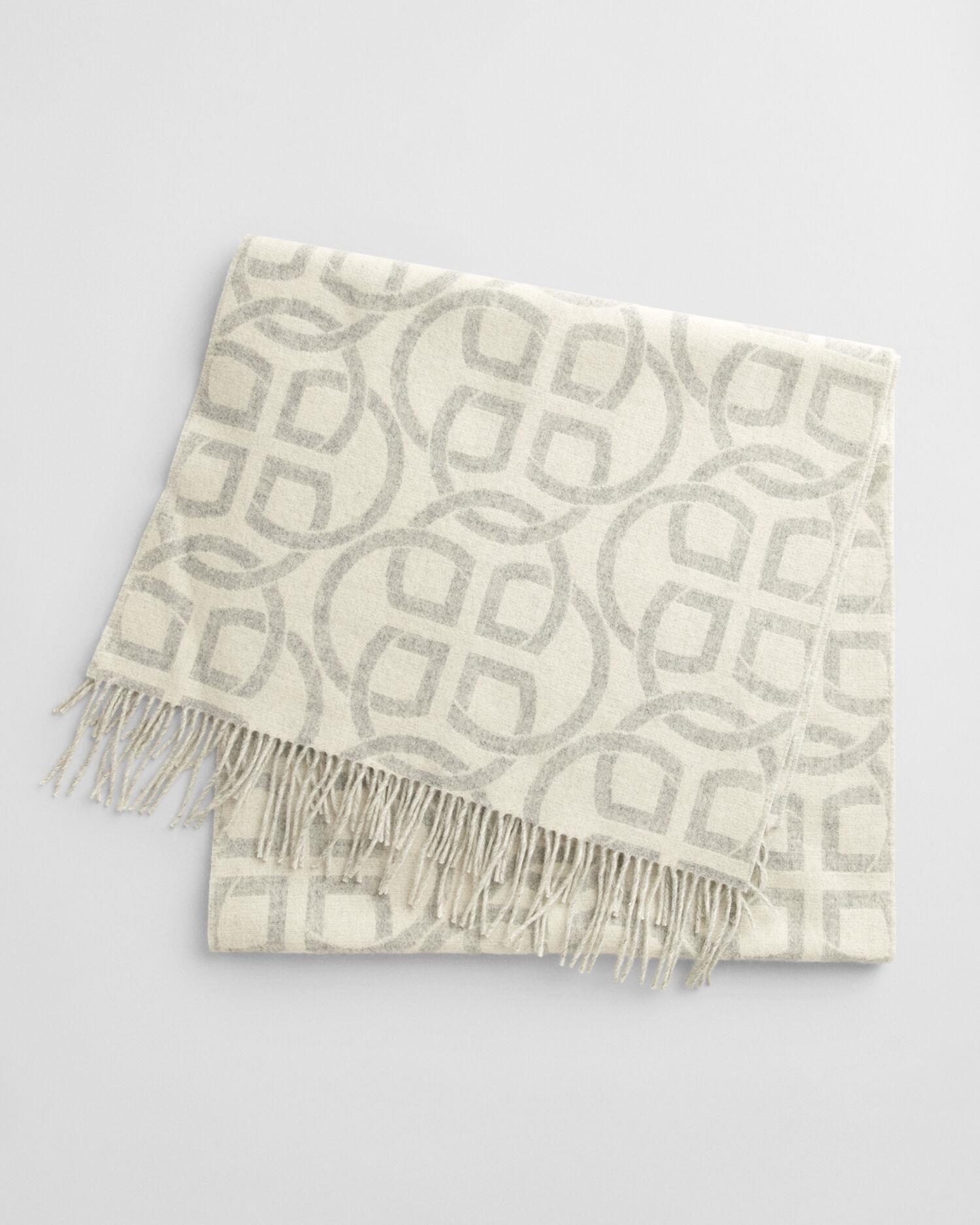 G PATTERN WOOL SCARF