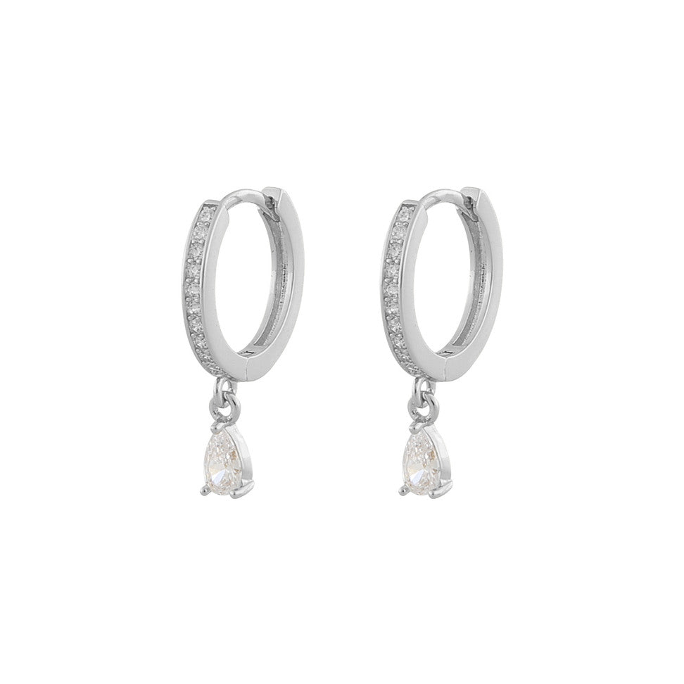 Camille drop ring ear