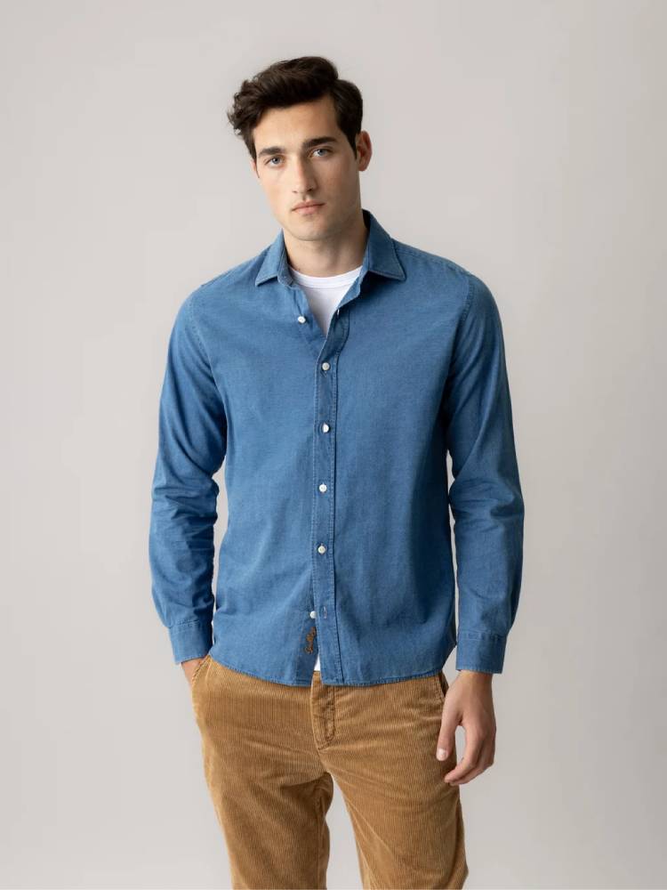 Mmgmarco Oxford Indigo Shirt