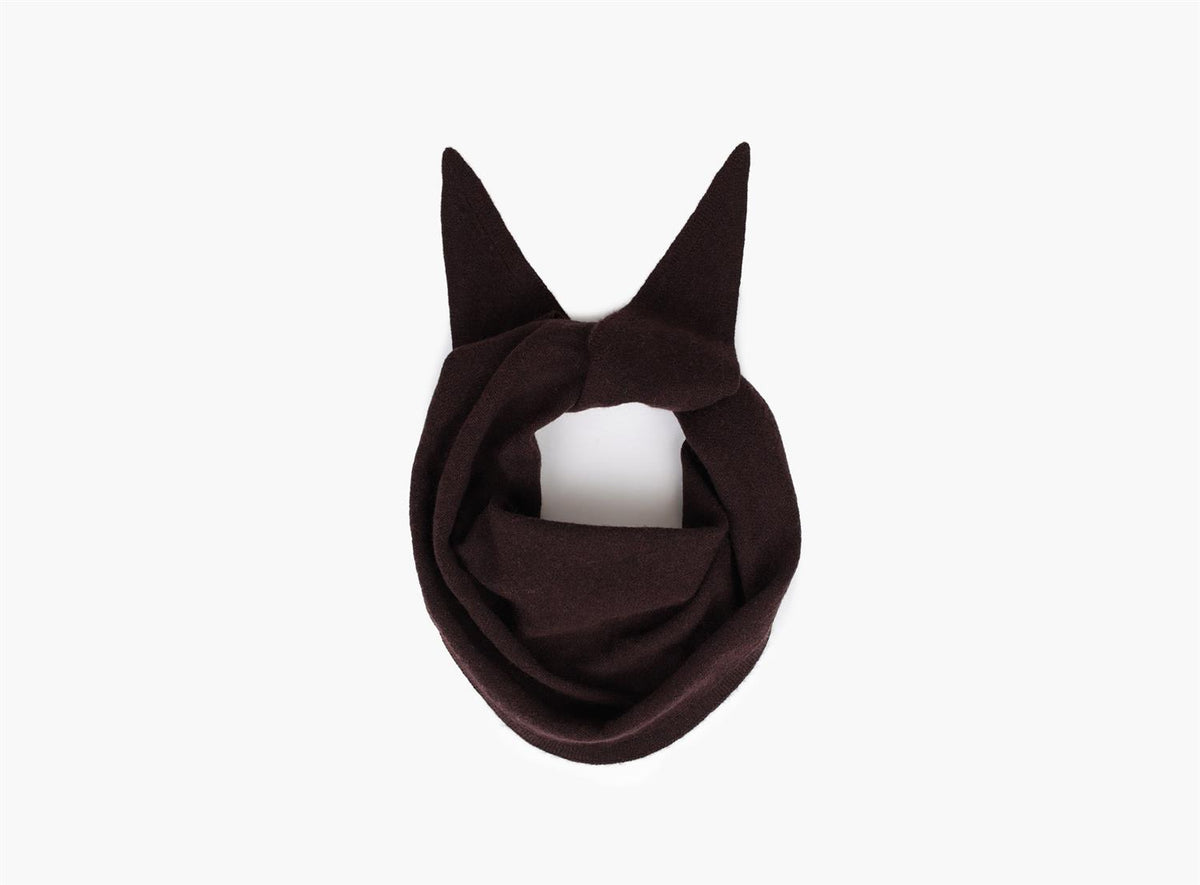 Lara Solid Wool Cashmere Triangle