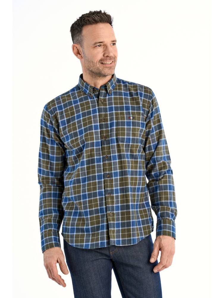 Checked L/S shirt