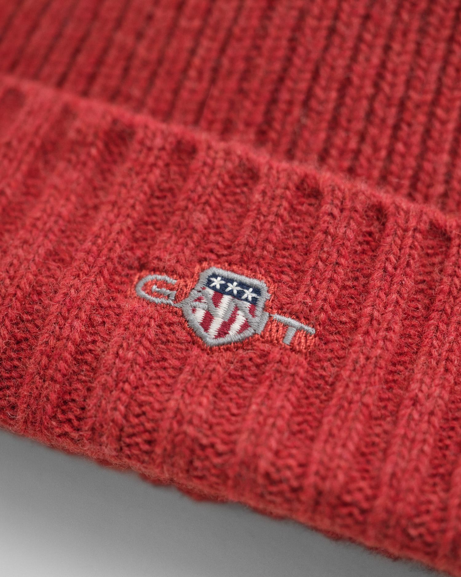 UNISEX. SHIELD WOOL BEANIE
