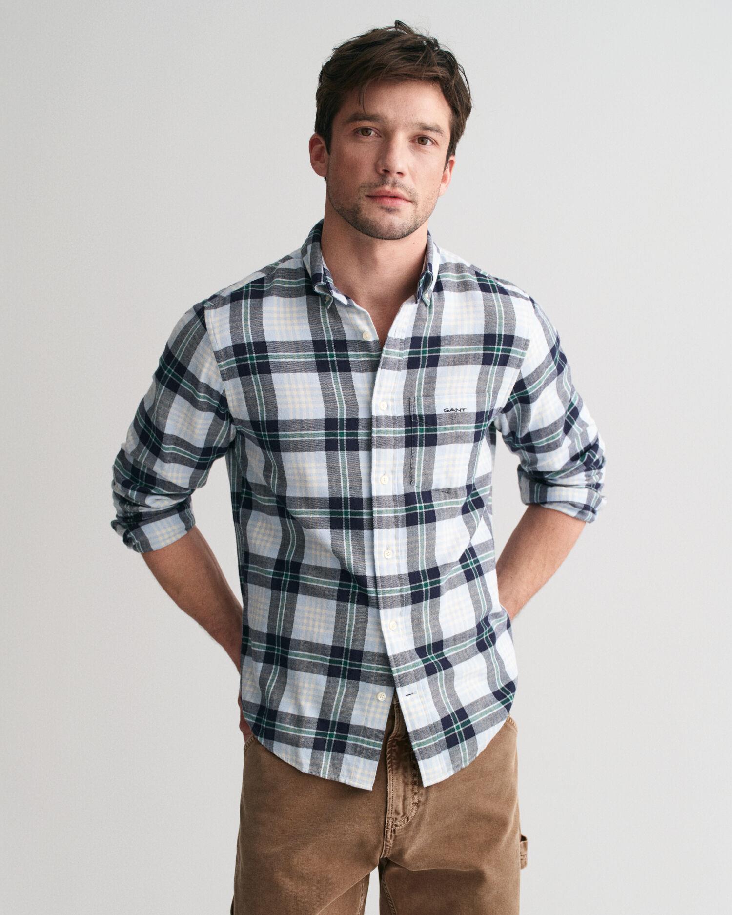 REG FLANNEL PLAID SHIRT