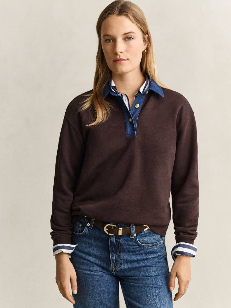 Denim Collared Heavy Rugger