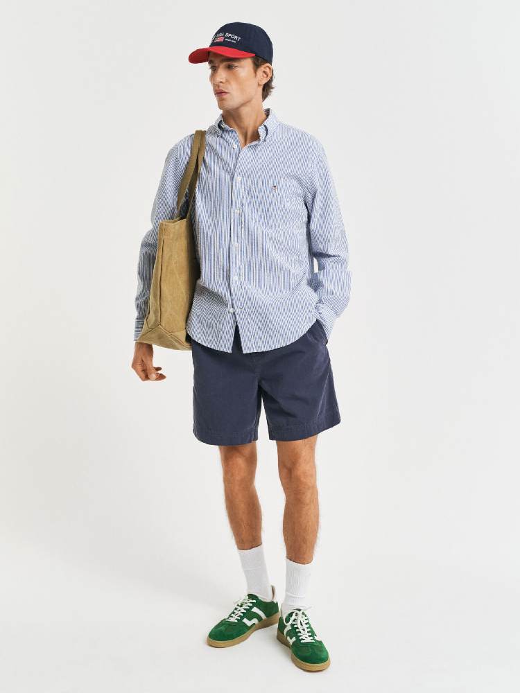REG SEERSUCKER STRIPE SHIRT