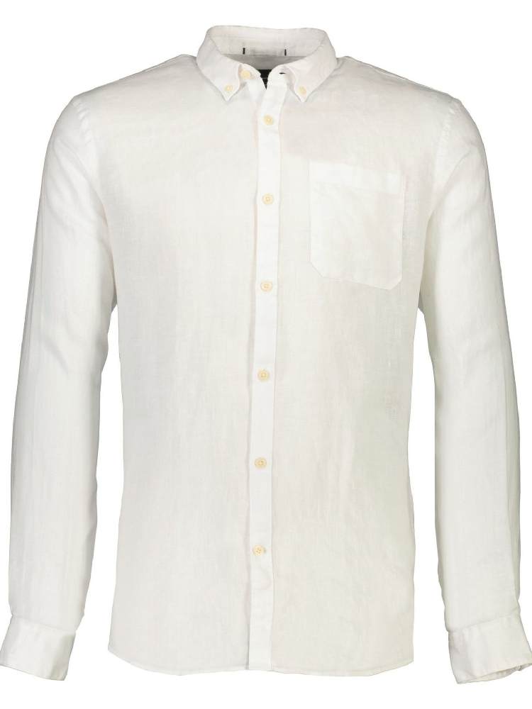 Pure linen L/S shirt