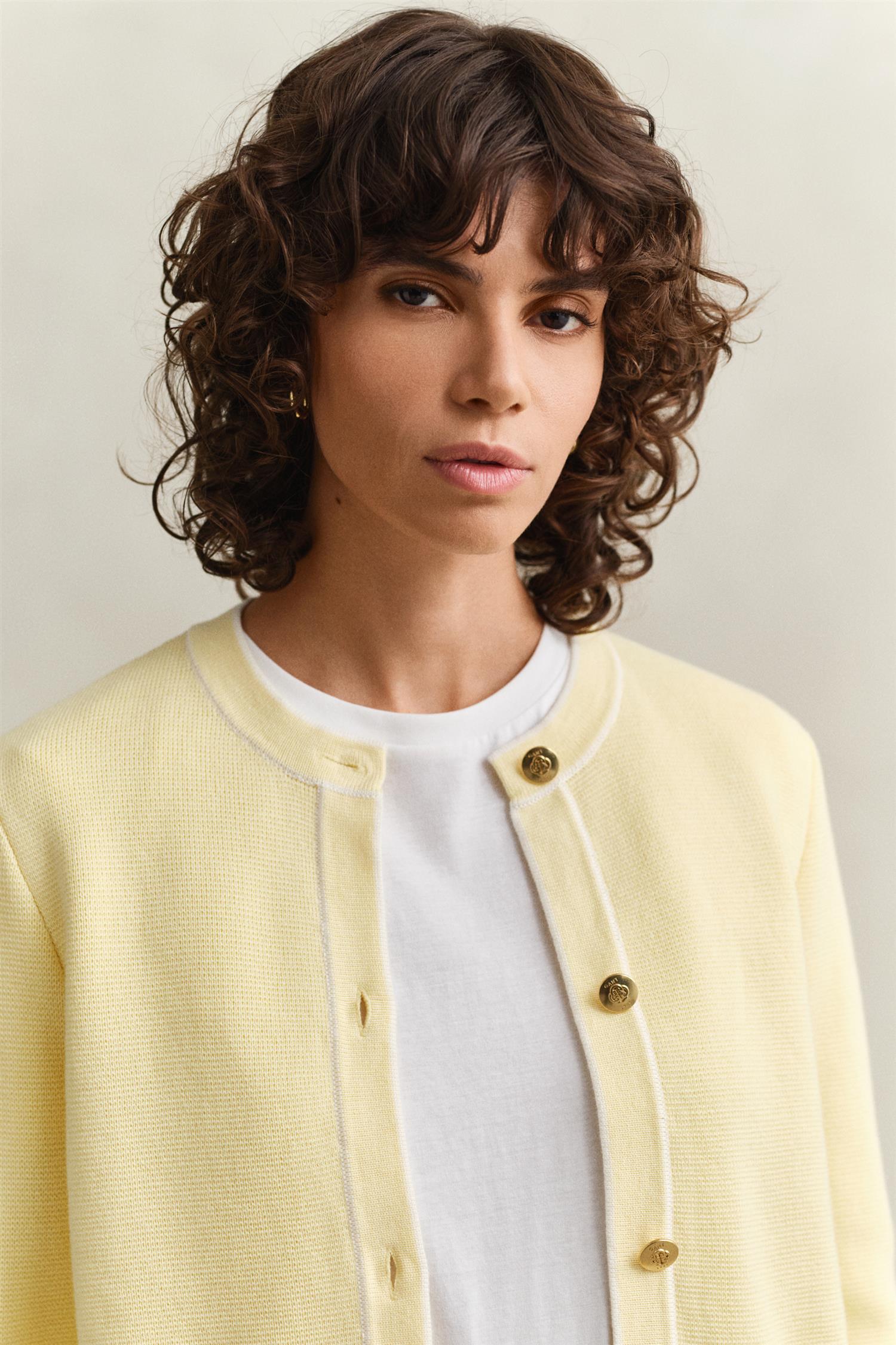 Cotton Knit Jacket
