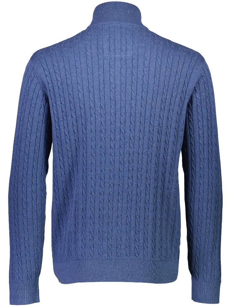 1/2 zip cable knit