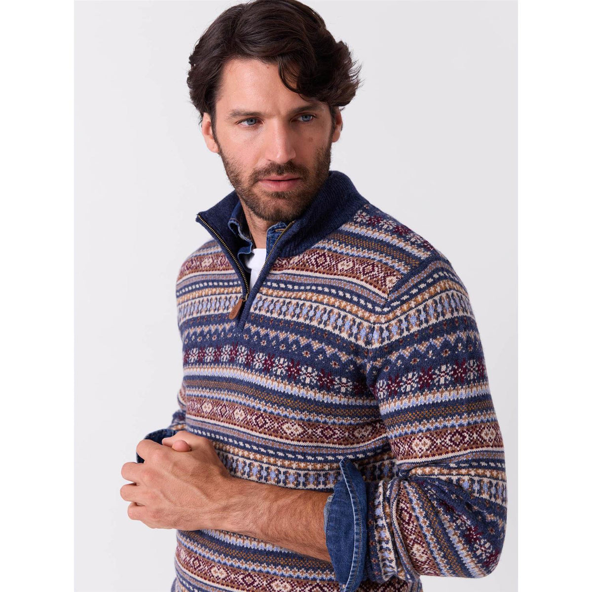 Leon zip genser