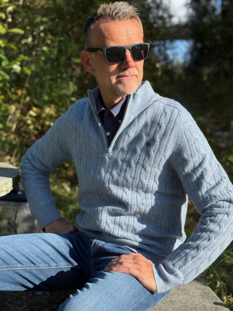 Hertford Cable Half Zip
