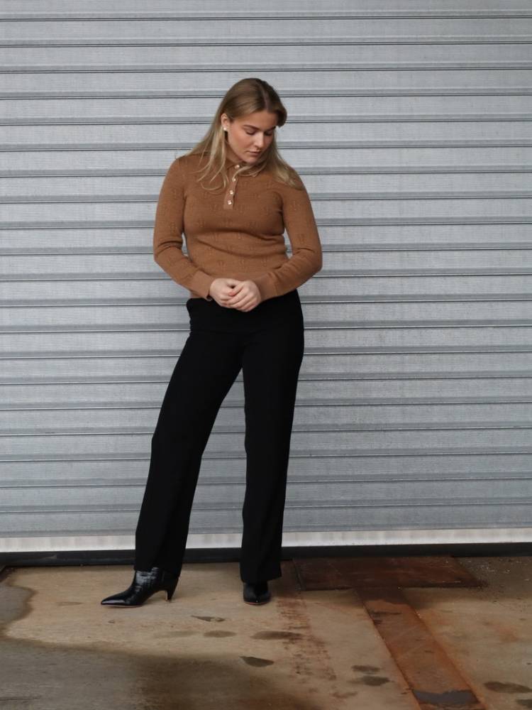 MONOGRAM KNIT POLO